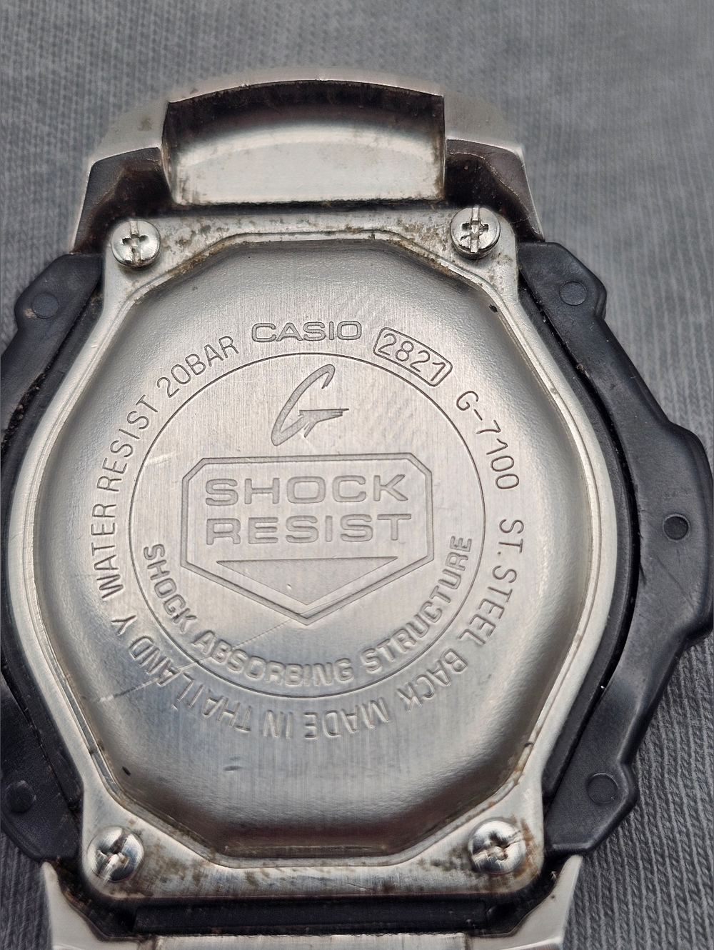 Casio G-shock G-7100 Watch with Black Straps For Parts - Picture 7 of 9